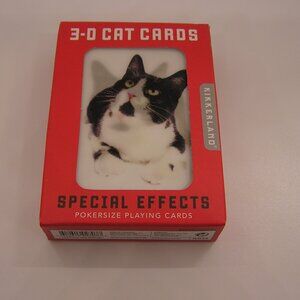 3D Cat playing cards by Kikerland